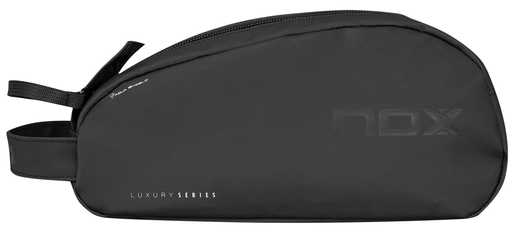 The NOX Luxury Travel Kit Bag - Black / Grey is a minimalist organiser from NOX, featuring a side handle and zip closure. Subtle branding makes it ideal as a toiletry or accessory bag for your essentials.