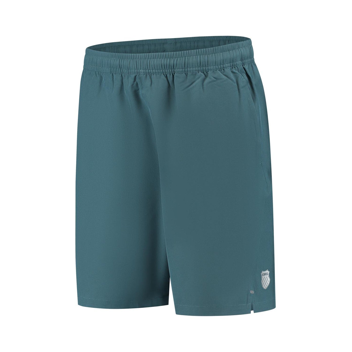 The K-Swiss Hypercourt 7" Men's Padel Shorts 2 in Stargazer feature a small logo on the lower left leg and an elastic waistband for comfort. Made from four-way stretch polyester, the lightweight and smooth design is ideal for active wear.