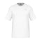 A plain white short-sleeve t-shirt featuring a small, subtle logo on the left chest is crafted to HEAD Performance Mens Padel T-Shirt standards. It boasts a classic crew neck design and incorporates advanced moisture transfer microfibre technology for optimal comfort.