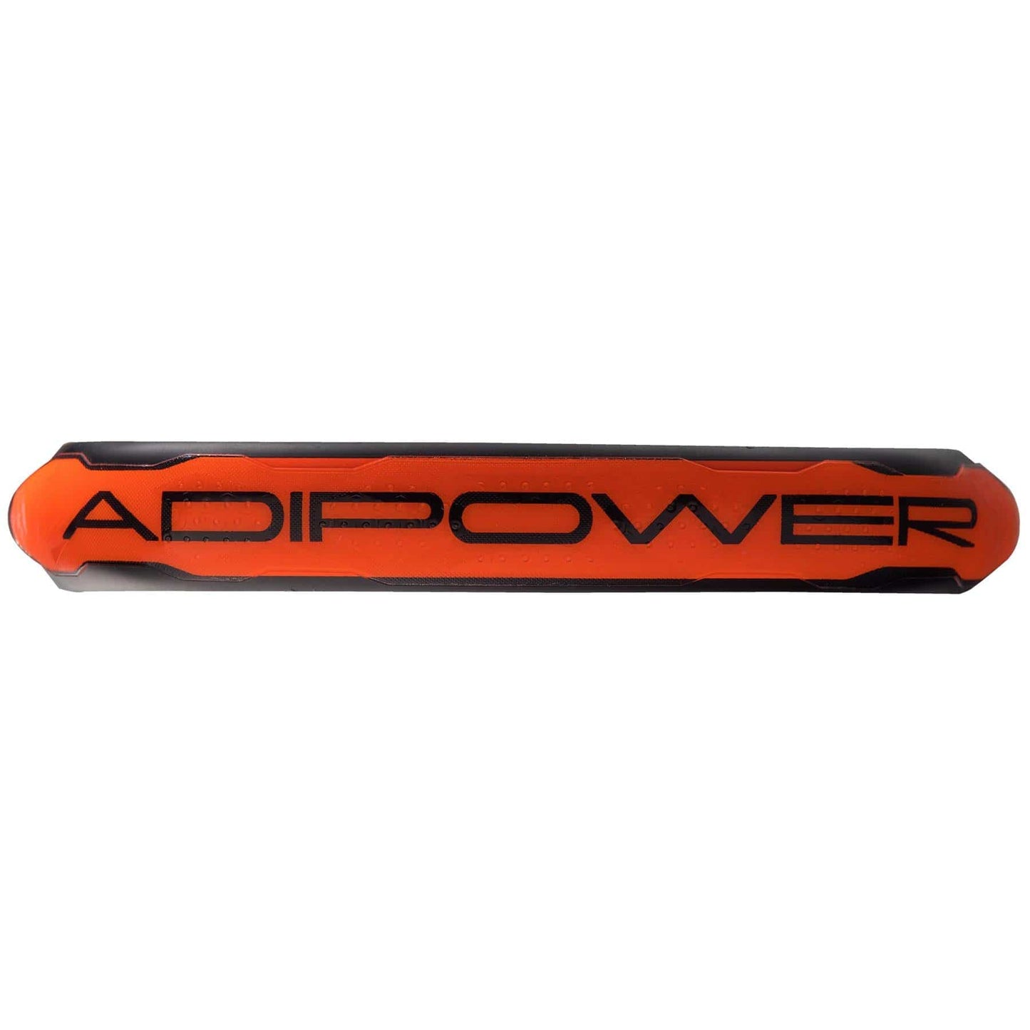 The image features the sleek and stylish ADIDAS Adipower CTRL Team 3.3 Padel Racket in black and orange, boasting an elegant rectangular design that caters to intermediate players seeking control. With "ADIPOWER" prominently displayed, its design includes rounded edges for a refined appearance.