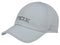 The NOX Padel Cap - Grey is a lightweight, breathable cap with "NOX" in bold letters on the front, side ventilation holes, and an adjustable velcro strap for comfort.