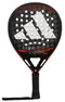 The adidas Cross It CTRL Padel Racket - Black / Red marries a sleek aesthetic with top-tier performance. Its black frame is embellished with white triangular logos and vibrant red details, while the "Cross 1.9 CTRL" label underscores its prowess in control and spin, further amplified by the cutting-edge Spin Blade Mold technology.