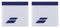 Product Description: Experience comfort with the Babolat Logo Padel Wristband in a stylish white and Sodalite Blue design. Each wristband is adorned with a dark blue stripe at the top and features an absorbent fabric. A distinctive zigzag-like, dark blue geometric logo is styled near the bottom, against a plain white background.