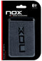 A black package contains the NOX Padel Wristband - Grey / Black, featuring the "NOX" logo in black and Balance Fresh technology for protection. Labeled as "NOX Pro Series Accessories" and "Racket Sports Accessories.