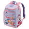 The HEAD x Paw Patrol Kids Tennis Backpack in purple features Everest, Skye, and Marshall with "TEAM PAW" text and paw prints, plus padded straps and a front zipper pocket—perfect for young fans.