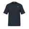 A plain navy HEAD Performance T-shirt for men, featuring a small white logo on the upper left chest area and crafted with ventilation technology for enhanced comfort. The shirt is displayed against a white background.