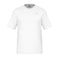 A plain white short-sleeve t-shirt featuring a small, subtle logo on the left chest is crafted to HEAD Performance Mens Padel T-Shirt standards. It boasts a classic crew neck design and incorporates advanced moisture transfer microfibre technology for optimal comfort.