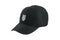 The K-Swiss Men's Padel Cap in black and white features a curved brim and a distinctive white shield emblem, providing superb sun protection. Its top-stitched design and ventilation eyelets make it an ideal choice for staying cool in bright sunlight.