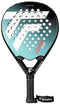 The Tecnifibre Curva Team Padel Racket - Black / Blue boasts Spin Skin 3D technology for control, circular holes, a black grip, and bold branding—combining Tecnifibre quality with standout blue and black style on any padel court.
