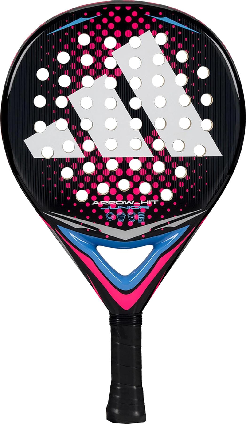 Pink Padle Racket ADIDAS Arrow Hit Junior White / Pink Padel Racket — PadelHQ