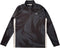 The Yonex YML6 Unisex Padel Midlayer - Storm is a long-sleeve athletic pullover by Yonex, featuring a quarter-zip design. It comes in black with dark abstract patterns, accented by white stripes on the sides and a small white logo on the left chest.
