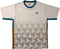 The Yonex YTM12 Men’s Padel T-Shirt in White features short sleeves, a geometric cube pattern, teal trim on the collar and sleeves, and brown accents along the sides. A small blue logo decorates the chest, highlighting its identity as a premium Yonex team piece—an ideal choice for padel enthusiasts who value stylish, high-quality apparel from Yonex.
