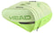 The HEAD Tour Padel Bag L - SG by HEAD is a large, light green bag featuring a handle, multiple zippered compartments, climate control technology, and a bold HEAD logo on the side.