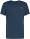 The ADIDAS Climacool+ Freelift Pro Mens Padel T-Shirt - Aurora Ink features a v-neck, short sleeves, metallic logo on the chest, metallic sleeve accents, and adidas Climacool+ for breathable comfort.