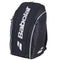 The Babolat RH Perf Padel 2nd Gen Backpack in Black/Silver features multiple zip compartments and a sleek, structured design—ideal for athletes seeking a high-performance padel bag.