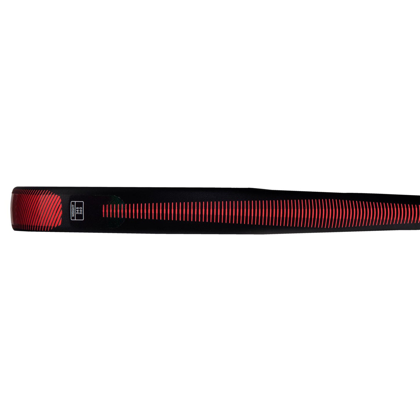 Close-up of a modern car's rear LED brake light strip, illuminated in red. The sleek design showcases evenly spaced horizontal lines and a small square detail on the left side, reminiscent of the precision found in ADIDAS RX Series designs. The light is set against a white background.