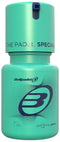 The Bullpadel Crystal Grip Gel Bottle - Sky Blue features a sporty design with Bullpadel’s "B" logo and "THE PADEL SPECIALIST" on the cap, plus an aloe vera formula for enhanced comfort and control during padel matches.