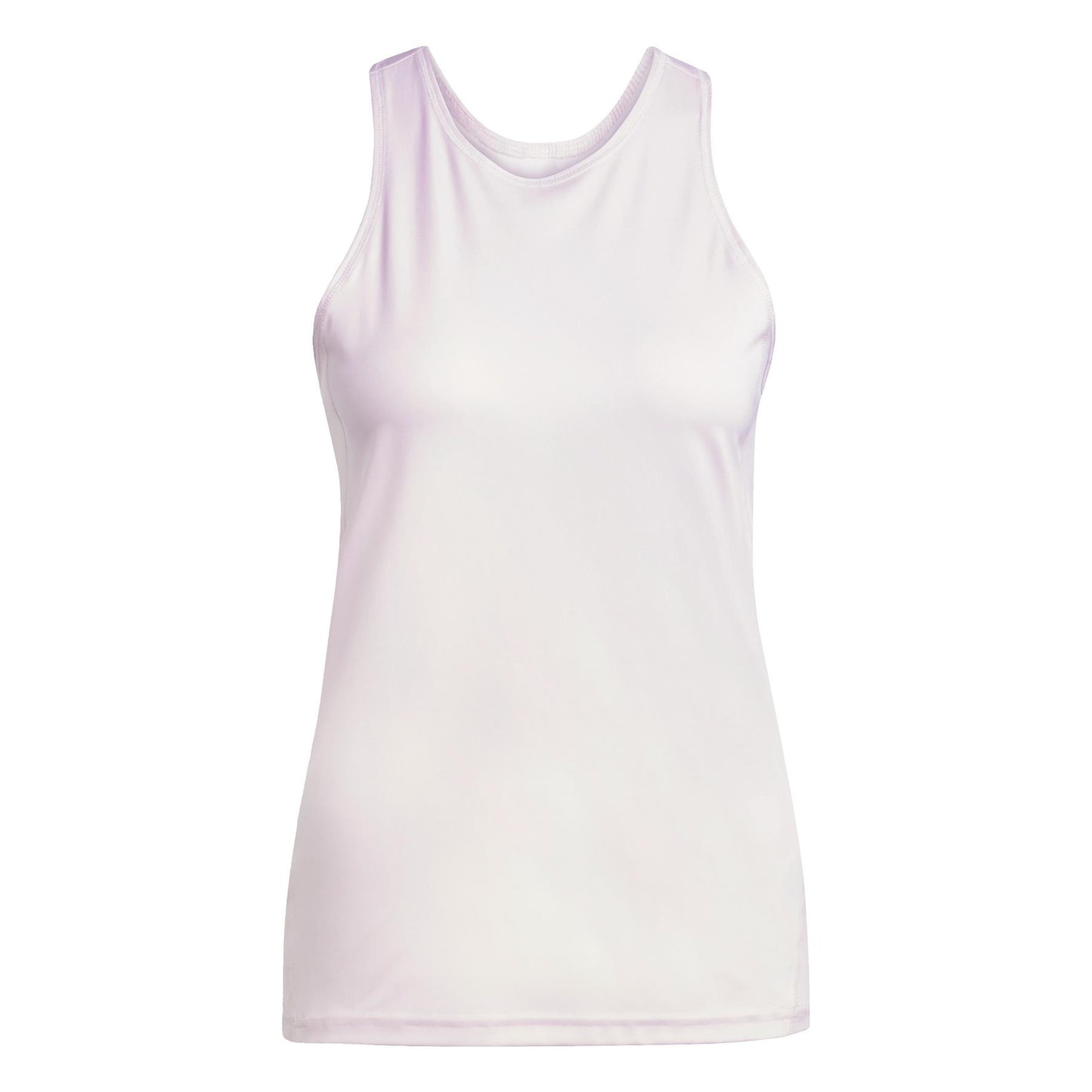 The adidas Women's Club Padel Tank Top is a pink sleeveless design with a round neckline, crafted from recycled materials. It features CLIMACOOL technology for optimal comfort.