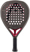 The HEAD Coello Pro 2026 Padel Racket, in black and red, features a perforated design, bold HEAD logo on the face, "CELLO CORVO" near the handle, and a carbon hybrid hitting surface for top performance.